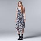 Women's Simply Vera Vera Wang Pleated A-line Dress, Size: Large, Natural
