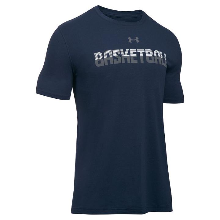 Men's Under Armour Basketball Tee, Size: Xxl, Blue (navy)