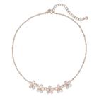 Lc Lauren Conrad Mother-of-pearl Flower Necklace, Women's, White Oth