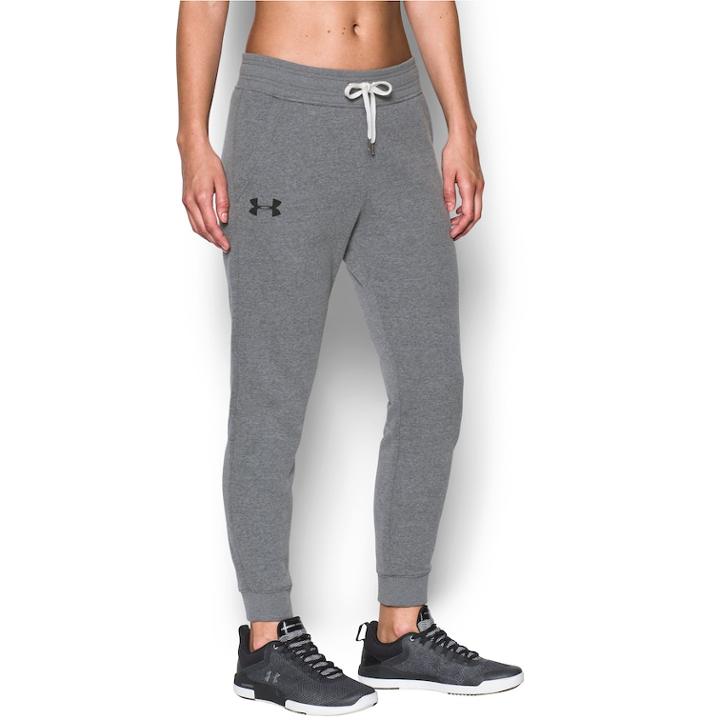 Women's Under Armour Favorite Fleece Sweatpants, Size: Small, Grey Other