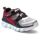 Skechers S Lights Hypno-flash Boys' Light-up Shoes, Boy's, Size: 13, Beige Over