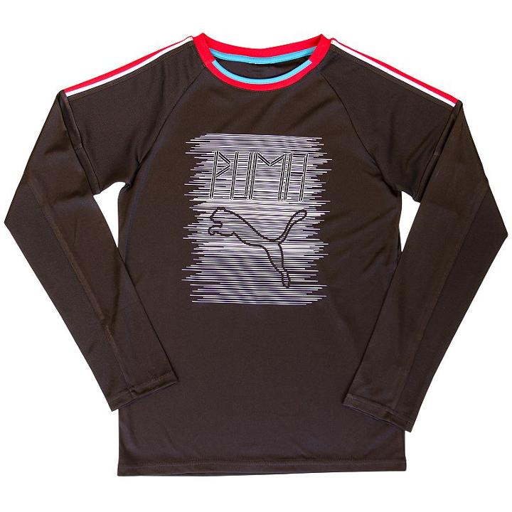 Boys 4-7 Puma Sketch Logo Tee, Boy's, Size: 6, Black