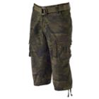 Men's Xray Messenger Belted Cargo Shorts, Size: 36, Lt Green