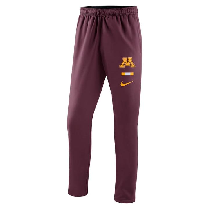 Men's Nike Minnesota Golden Gophers Therma-fit Pants, Size: Small, Red