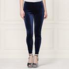Lc Lauren Conrad Runway Collection Velvet Leggings - Women's, Size: Small, Dark Blue