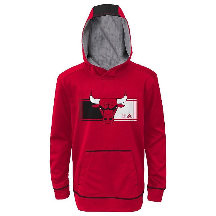 Boys 8-20 Adidas Chicago Bulls Pullover Hoodie, Boy's, Size: Small, Multicolor