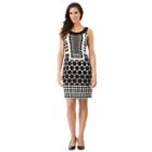 Women's Haggar Sleeveless Sheath Dress, Size: Large, Oxford