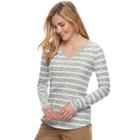 Women's Sonoma Goods For Life&trade; Essential V-neck Tee, Size: Medium, Blue