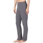 Women's Cuddl Duds Stretch Twill Bootcut Pants, Size: Medium, Grey (charcoal)