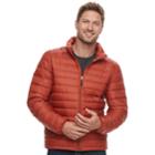 Men's Heat Keep Nano Modern-fit Packable Puffer Jacket, Size: Xxl, Med Orange