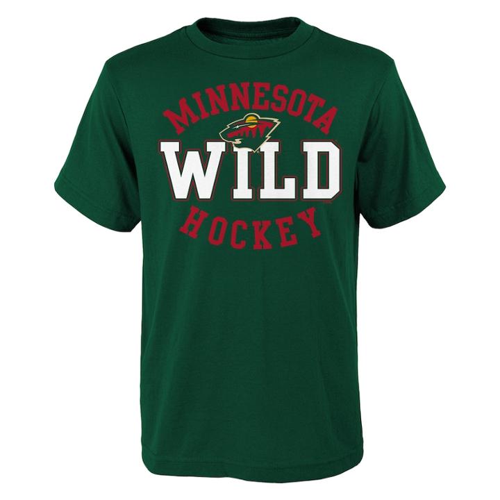 Boys 8-20 Minnesota Wild Spectacle Tee, Size: M 10-12, Green