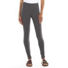 Sonoma Goods For Life&trade; Stretch Leggings - Women's, Size: Xs, Dark Grey