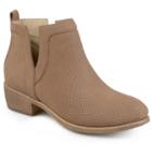 Journee Collection Lainee Women's Ankle Boots, Girl's, Size: 8, Brown
