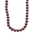 Pearlustre By Imperial Dyed Freshwater Cultured Pearl Sterling Silver Necklace, Women's, Size: 24, Red