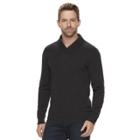Men's Marc Anthony Slim-fit Soft-touch Shawl-collar Sweater, Size: Medium, Oxford