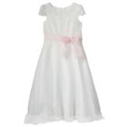 Girls 7-14 Lavender Lace Bodice Ballerina Length Special Occasion Dress, Girl's, Size: 7, White Oth