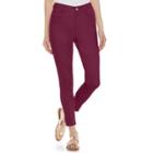 Juniors' So&reg; Color High Waist Ankle Jeggings, Teens, Size: 13, Red Other