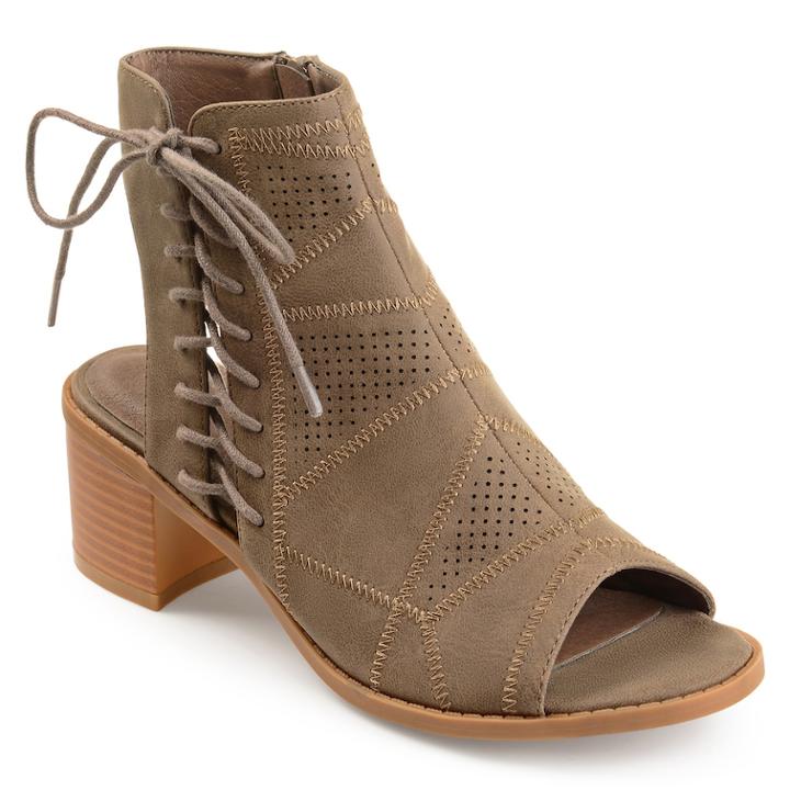 Journee Collection Elexy Women's Ankle Boots, Size: Medium (10), Med Brown