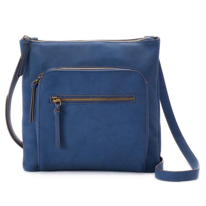 Sonoma Goods For Life&trade; Dina Triple Entry Crossbody Bag, Women's, Dark Blue