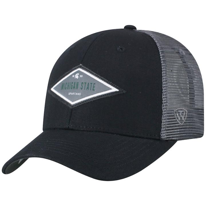 Adult Top Of The World Michigan State Spartans Oak Ridge Cap, Men's, Black