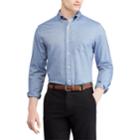 Big & Tall Chaps Regular-fit Dobby Easy-care Stretch Button-down Shirt, Men's, Size: 3xb, Blue