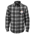 Boys 8-20 Pittsburgh Steelers Sideline Plaid Shirt, Size: S 8, Black