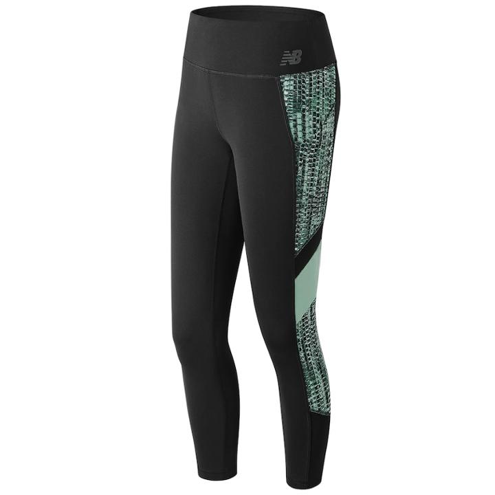 Women's New Balance Transform Luxe Crop Leggings, Size: Medium, Orange