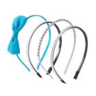 Girls 4-16 4-pk. Gem & Glitter Headbands, Turquoise/blue (turq/aqua)