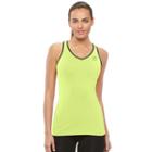 Women's Fila Sport&reg; Basic Racer Workout Tank Top, Size: Small, Brt Green