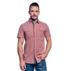 Men's Lee Carson Button-down Shirt, Size: Xl, Dark Red