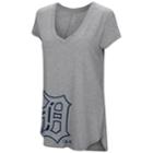 Women's Under Armour Detroit Tigers Pride Hem Graphic Tee, Size: Regular, Med Grey