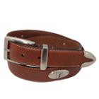 Men's Pga Tour Etched-accent Leather Golf Belt, Size: 36, Brown