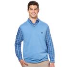 Men's Chaps Classic-fit Solid Sweater Vest, Size: Xxl, Blue