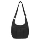 Travelon Anti-theft Classic Pleated Hobo Bag, Adult Unisex, Black