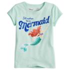 Disney's Little Mermaid Girls 4-7 Ariel I'd Rather Be A Mermaid Flip Sequin Tee By Jumping Beans&reg;, Size: 5, Lt Green