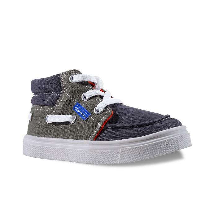 Oomphies Riley Toddler Boys' High Top Sneakers, Boy's, Size: 7 T, Med Green