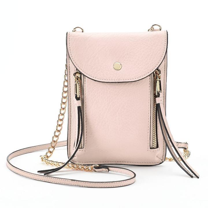 Juicy Couture Mini Phone Crossbody, Women's, Brt Pink