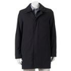 Men's Savile Row Edgar Classic-fit All-weather Coat, Size: Small, Black