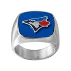 Men's Stainless Steel Toronto Blue Jays Ring, Size: 10, Multicolor