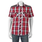 Big & Tall Rock & Republic Classic-fit Stretch Button-down Shirt, Men's, Size: Xl Tall, Med Red
