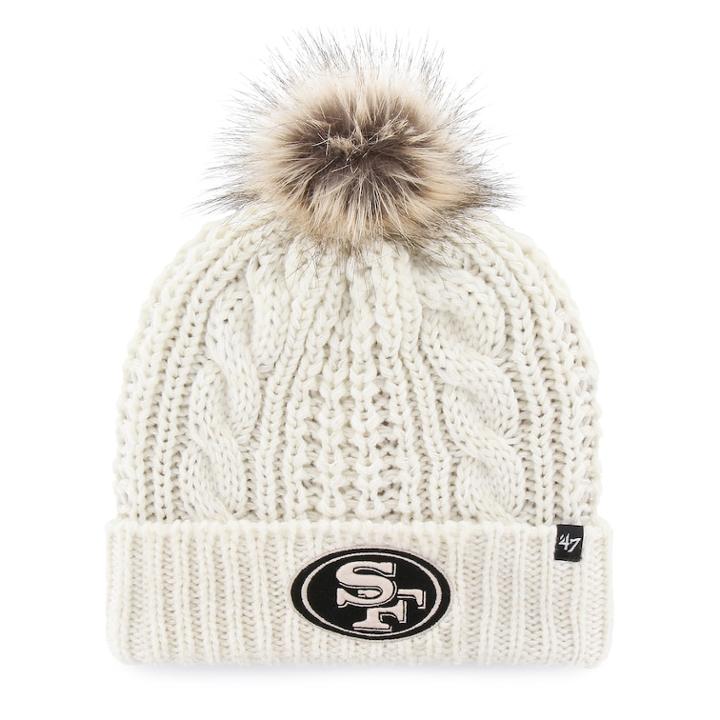 Women's '47 Brand San Francisco 49ers Meeko Cuffed Knit Hat, White