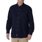 Big & Tall Dickies Denim Button-down Shirt, Men's, Size: M Tall, Blue