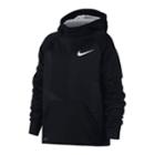 Boys 8-20 Nike Therma Fleece Printed Hoodie, Size: Small, Grey (charcoal)
