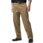 Big & Tall Dockers&reg; Signature Khaki Flat-front Pants, Men's, Size: 52x32, Brown