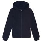 Girls 4-16 French Toast School Uniform Fleece Hoodie, Size: 5, Blue (navy)