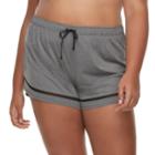 Juniors' Plus Size So&reg; Mesh Running Shorts, Teens, Size: 1xl, Oxford