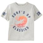 Boys 4-12 Oshkosh B'gosh&reg; Surf's Up Classics Surfing Graphic Tee, Size: 12, Light Grey