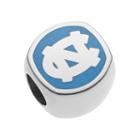 Logoart Sterling Silver North Carolina Tar Heels Bead, Women's, Multicolor