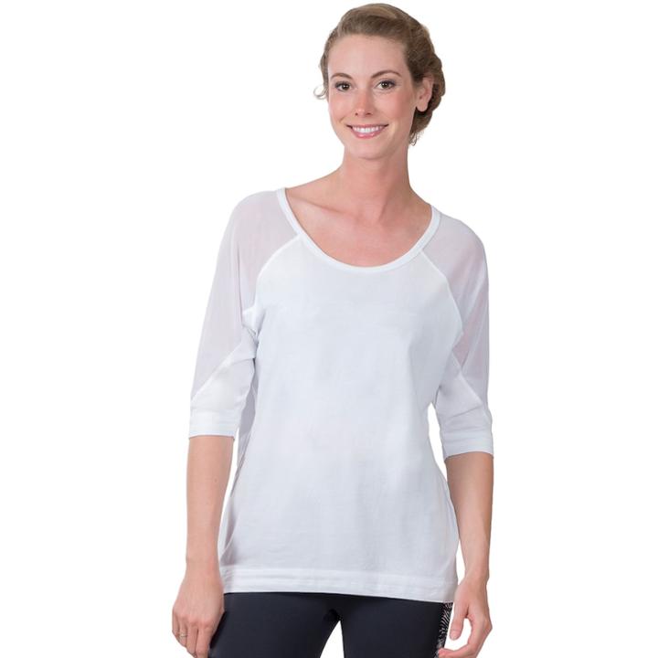 Women's Soybu Acro Dolman Sleeve Top, Size: Large, White