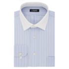 Men's Chaps Regular-fit Wrinkle-free Stretch Collar Dress Shirt, Size: 17.5-32/33, Light Blue